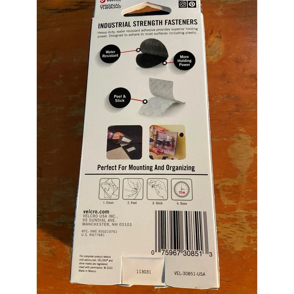 NIP VELCRO Brand Industrial Strength Variety Pack Peel & Stick Circles & Strips